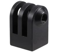 Cpolebev Mini Montaje TrÍPode De AleaciÓN De Aluminio CNC Adaptador De Base De CÁMara para Deportes Al Aire Libre para Todos Los Accesorios De Monopie De Tornillo De 1/4 Pulgada