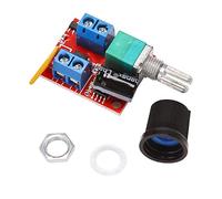 Cpolebev Mini Motor DC Controlador de Velocidad PWm 3V 6V 12V 24V 35VDC 90W 5A Interruptor de Control de Velocidad del Motor DC Atenuador LED