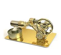 Cpolebev Mini Motor Stirling de Aire Caliente Modelo de Motor Experimento de Corriente de FíSica de EnergíA Modelo de Regalo de Juguete Educativo de para NiñOs