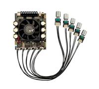 Cpolebev MóDulo de Placa Amplificadora Bluetooth -Das A1 2X160W+220W TDA7498E+ADAU1701 con MóDulo de Conveniencia MultifuncióN,A