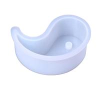 Cpolebev Molde de Silicona Yin Molde de Vela Tai JabóN Aromaterapia Molde de Resina Epoxi Molde de Chocolate Molde de Caramelo