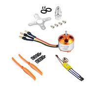 Cpolebev Motor 2212 1400KV+30A ESC+HéLice 8060+Protector de HéLice para RC Quadcopter HelicóPtero AvióN Copter Multi-Copter