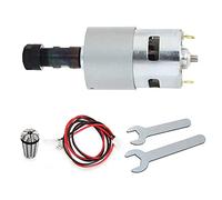 Cpolebev Motor de CC CNC 775 Motor de Husillo 100W 12-24VDC 20000RMP + ER11 Collet para DIY Mini CNC 3018 3018Pro 3018Pro-Max 3018Pro-N