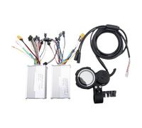 Cpolebev Motor de CC Sin Escobillas JP de 48 V, 25 A, 1200 W + Pantalla de Visualización del Medidor, Controlador de Motor de Doble Accionamiento para Bicicleta y Scooter Eléctrico