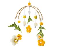 Cpolebev MóVil de Cuna para NiñOs NiñAs/MóVil de GuarderíA de Abejas/MóVil de GuarderíA/MóVil de Bola de Fieltro Neutro de GéNero/MóVil de Techo