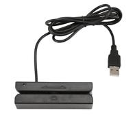 Cpolebev MSR90 USB MáQuina de Lectura de Tarjetas de Tira MagnéTica Lector de Tarjetas Stripe 3 Tracks Mini Swiper para USB PC