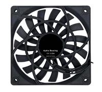 Cpolebev Mute 120Mm 12Cm PWM Ventilador de RefrigeracióN Delgado 12Mm, 120X120X12Mm DC 12V 0.25A 1400RPM Ordenador PC Carcasa Chasis Enfriador Silencioso
