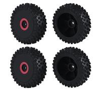 Cpolebev NeumáTicos Delanteros y Traseros de 4 Piezas para 124016 1/12 RC Coche Piezas de ActualizacióN Accesorios de Repuesto
