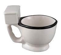 Cpolebev Novedad de Inodoro de CeráMica con Asa 300Ml Café Té Leche de Helado Divertido para Regalos