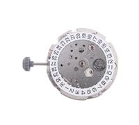 Cpolebev Nueva JapóN 21 Joyas MIYOTA 8215 Reloj Movimiento Negro Fecha Rueda Acero Inoxidable