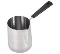 Cpolebev Olla Calentadora de Mantequilla de Leche de 600Ml, Cafetera Turca, Olla para Derretir Estufa de Acero Inoxidable con para Té, CalefaccióN