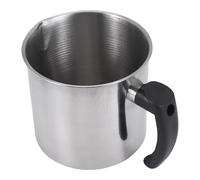 Cpolebev Olla para Hacer Velas, Olla para Derretir de Caldera Doble de 44 Onzas, Jarra para Hacer Velas, Manejar Resistente Al