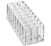 Cpolebev Organizador AcríLico Porta Perfumes de Viaje Beauty Scent Holder 24 Space Clear Tall Organisation Container Storage