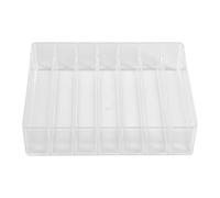 Cpolebev Organizador de Paletas de Sombras de Ojos - Organizador de Paletas de AcríLico de Maquillaje Dividido en 7 Secciones para Maquillaje de CosméTicos de Vanidad
