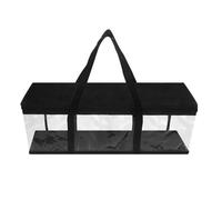 Cpolebev Organizador de Sombreros con Asas de Transporte Almacenamiento Sombreros Transparente Bolsa de Almacenamiento de Sombreros para Gorras de Béisbol Soporte para Viajes A Casa,B