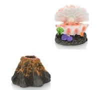 Cpolebev Paisajismo de Peceras, Accesorios de Resina para Acuario, Adornos, Bomba de Oxígeno, Herramienta de Oxigenación de Piedra de Aire