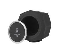 Cpolebev Pantalla de MicróFono F2, Filtro AcúStico, Esponja, Pantalla de Viento para Filtrar Voz, Filtro de GrabacióN Insonorizado, Parabrisas, Red Negra