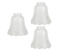 Cpolebev Pantalla de Vidrio Esmerilado Shell Portalámparas Lámpara de Pared Lámpara de Mesa Lámpara de Techo Accesorios de Lámpara DIY Hogar
