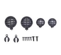 Cpolebev Pantalla Redonda de Coche RC/Cubierta de Luz para 1:10 RC Crawler Axial SCX10 D90 CC01