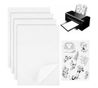 Cpolebev Papel de Bordado Stick & para Bordado Transferencia de Bordado Soluble para Transferir Patrones de Bordado 6PCS