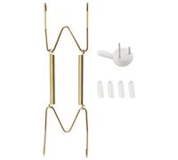 Cpolebev Paquete de 10 Colgadores de Placas,Perchas de Placa Pared de 6 Pulgadas y Paquete de 10 de Pared,Compatibles Placas Decorativas de 5 una 7 Pulgadas,Placas Antiguas y Arte