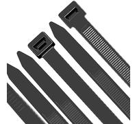 Cpolebev Paquete de 100 Bridas para Cables de Servicio Pesado de 12 Pulgadas, Bridas de PláStico Resistente de 7,6 mm con Resistencia una la TraccióN de 70 Kg, Resistente una los Rayos UV
