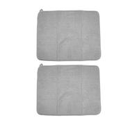 Cpolebev Paquete de 2 Alfombrillas de Secado de Platos de Microfibra, Escurridor de Platos Absorbente, Encimera Cocina, Almohadillas Secado Platos Superabsorbentes de 20 X 15 Pulgadas (A)