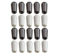 Cpolebev Paquete de 20 Botones de 3 Modos de Tapa de Interruptor de Palanca de Guitarra Para Los Accesorios de Guitarra / 4Mm