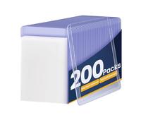 Cpolebev Paquete de 200 Fundas para Tarjetas, Protectores de Tarjetas de Béisbol, Fundas para Tarjetas Coleccionables de Béisbol y Fútbol.