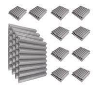 Cpolebev Paquete de 24 Paneles de Espuma Insonorizados de 1 Pulgada X 12 Pulgadas X 12 Pulgadas, Aislamiento AcúStico para Estudio de GrabacióN, Sala de Juegos