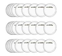 Cpolebev Paquete de 30 Botones Transparentes de 58 mm, Diseño de Acrílico, Insignias de Botones con Imagen Transparente, Kit de Insignias para Manualidades de Bricolaje3