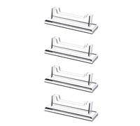 Cpolebev Paquete de 4 Soportes MagnéTicos para Tarjetas, Soporte para Tarjetas Comerciales, Fundas para Tarjetas, Base Protectora para Tarjetas EstáNdar, ExhibicióN de Tarjetas de BéIsbol