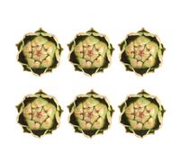 Cpolebev Paquete de 6 Verduras y Frutas Artificiales de Alcachofa para DecoracióN de Mesa de Fiesta de Boda en Casa (Verde)