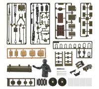 Cpolebev para 1/16 Tank 3898-1 EE. UU. M4A3 RC Tanque de Accesorios de Soldado de PláStico Bolsa de Piezas