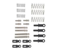 Cpolebev Para 1/18 LDRC A86 LD1801 LD1802 LD1803 LD1804 A01 A02 Amortiguador Delantero y Trasero Piezas de Actualización de Coche RC