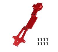 Cpolebev Para 144001 Repuestos de ActualizacióN de AutomóViles RC Tablero de Metal del Segundo Piso 144001-1259, Rojo