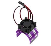 Cpolebev Para A959-B 144001 124019 Cubierta del Disipador de del Motor de AleacióN de Aluminio del Coche RC con Ventilador de RefrigeracióN para Motor 540 550 3650, 2