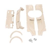 Cpolebev para D12 1/10 RC Piezas de Mejora de Coche Kits Rodeados de Armadura de Carrocería RC Accesorios de la Cubierta de la DecoracióN