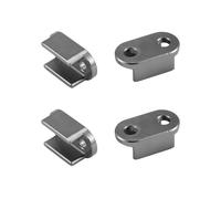 Cpolebev para D12 B14 B24 B16 B36 RC CamióN Coche Piezas de ActualizacióN Amortiguador Muelles de Hoja Soporte de Montaje de Asiento Fijo, Color Titanio