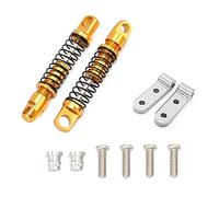 Cpolebev para D12 RC Coche Amortiguador de Choque Trasero de Metal con Montaje Asiento Fijo Mejoras Accesorios de Piezas, 3