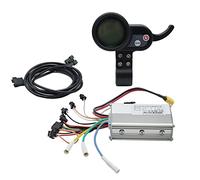 Cpolebev Para el Controlador de Motor Sin Escobillas JP 36V 19A + Kit de Medidor de Tablero de 36-60V para Accesorios de Scooter EléCtrico JP