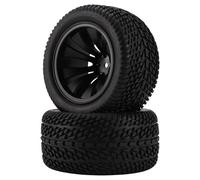 Cpolebev Para HBX 1/12 NeumáTicos de Coche RC de Alta Velocidad Rueda de Goma para CamióN 12056 Piezas de AutomóVil