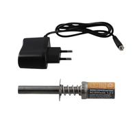 Cpolebev Para HSP·RC Nitro 1,2 V 1800MAH 3600mah Encendedor de Bujía Incandescente Adecuado para Coche RC 1/8 1/10 80101 Cargador Recargable, Enchufe de la UE