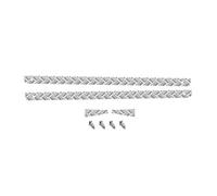 Cpolebev para MN D90 D99S MN99S 1/12 Piezas de ActualizacióN de Coche RC Placa de Deslizamiento de Metal Trasero y Lateral Placa Antideslizante PrevencióN de ArañAzos