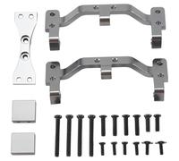 Cpolebev para MN D90 MN-90 MN99S MN99 Piezas de ActualizacióN de Coche RC Base de Varilla de TraccióN de Metal Asiento y Eje Accesorios de Montaje de Soporte de Servo Superior