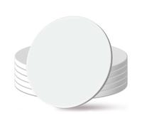 Cpolebev para Pasteles, Pasteles con Tambor Pasteles 12 Pulgadas, Redondas 12 Pulgadas, Base para Pasteles Múltiples Resistente A la Curvatura para Exhibidores, 5 Piezas