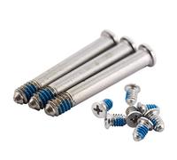 Cpolebev Para Pro 13 Pulgadas 15 Pulgadas 17 Pulgadas Tornillo de La Contraportada para A1278 A1286 A1297 Computadora Portátil Reparación de Piezas Astilla de Color