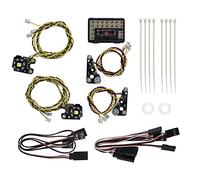 Cpolebev para TRX4 RC Luces Delanteras Traseras del Coche LED + Kit de Faros de Grupo de LáMparas IC para 1/10 RC Crawler -4