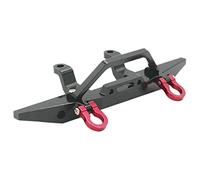 Cpolebev Parachoques Delantero de Metal para MN D90 D91 D96 MN90 MN99S 1/12 RC Coche Piezas de ActualizacióN Accesorios, Negro