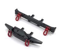 Cpolebev Parachoques Delantero y Trasero de Metal para HB Toys ZP1001 ZP1002 ZP1003 ZP1004 ZP 1001 1/10 RC Piezas de Mejora de Coches de Orugas, 3